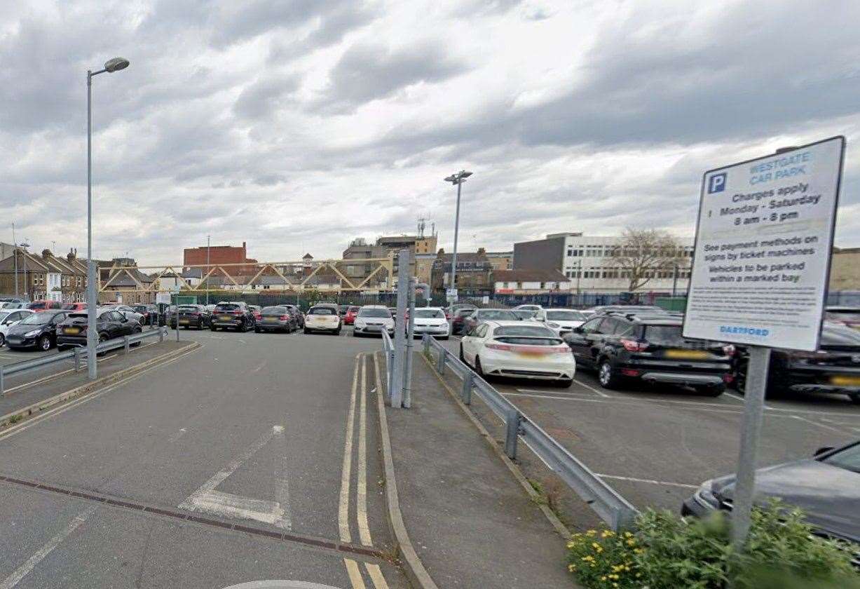 The council says she had paid for parking at Westgate Surface Car Park in Dartford, instead of Coach Park in Linden Park Road