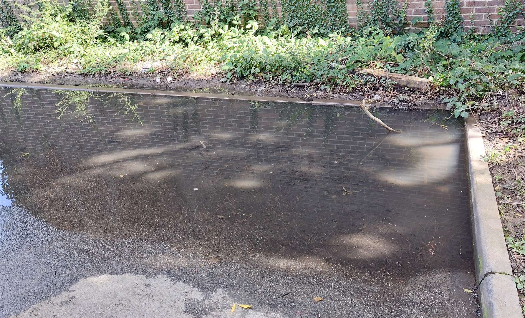 A blocked drain is causing a foul smell for residents in Court Wurtin