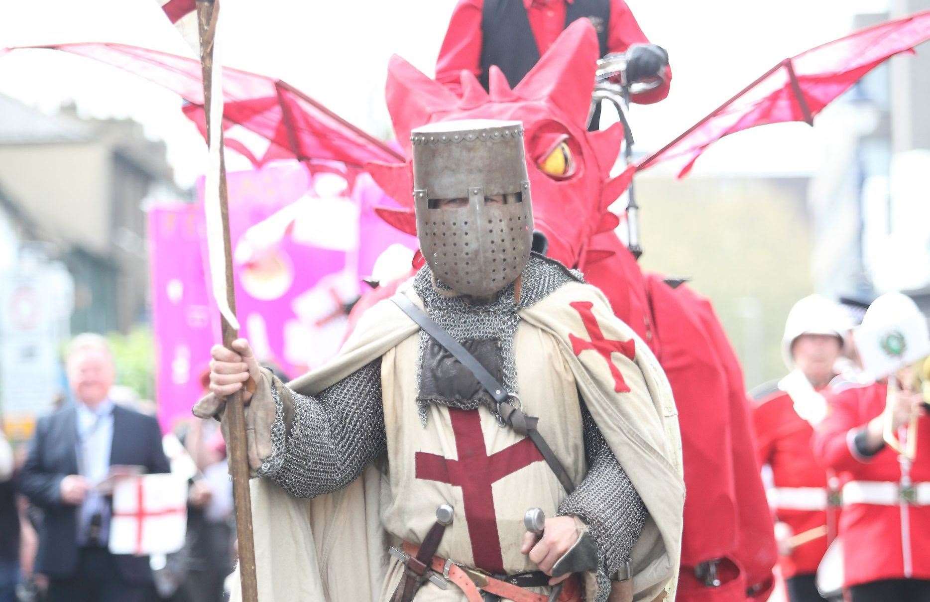 Saint George's Day celebrations return to Gravesend and Dartford on Friday