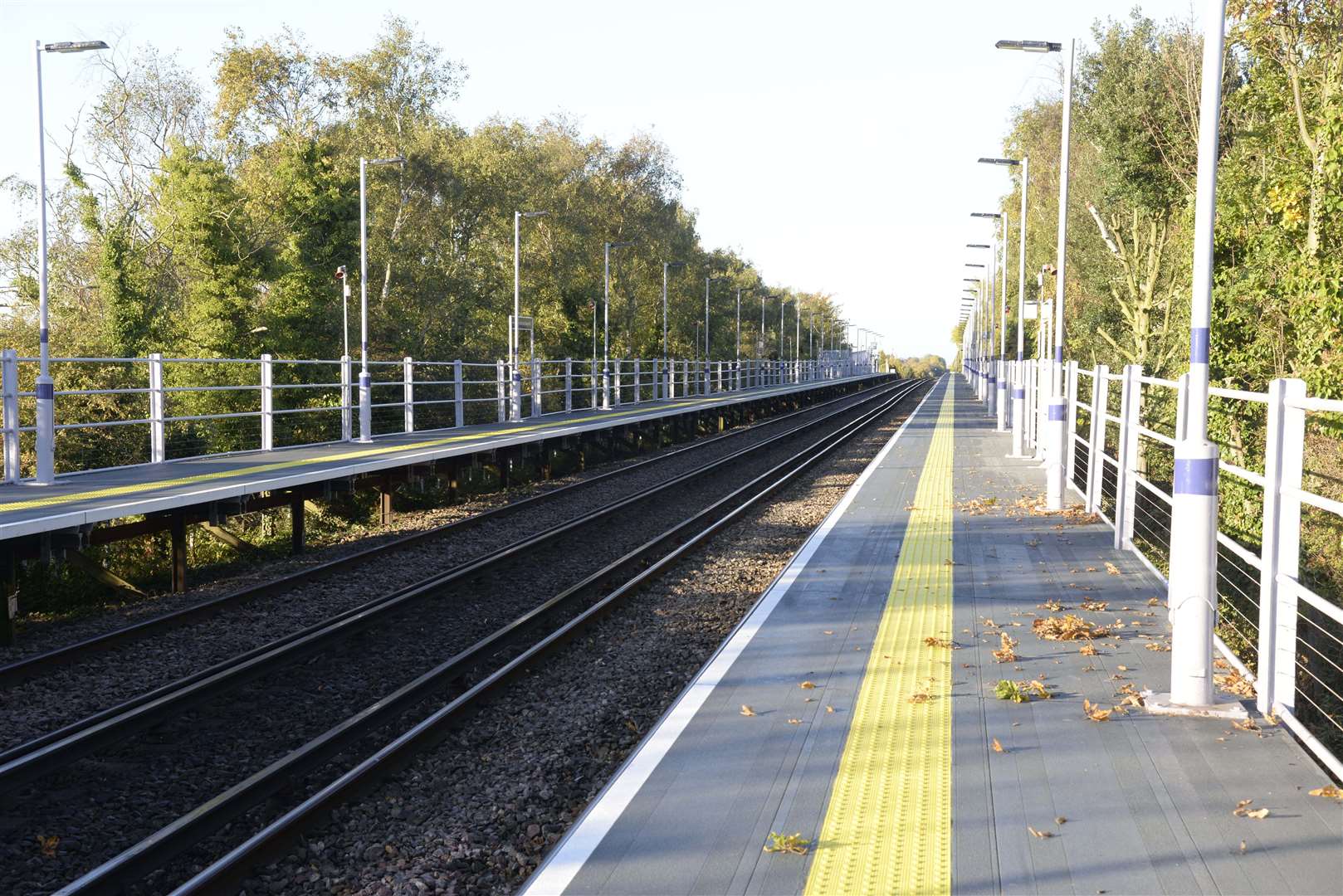 The incident happened at Chestfield railway station. Picture: Chris Davey