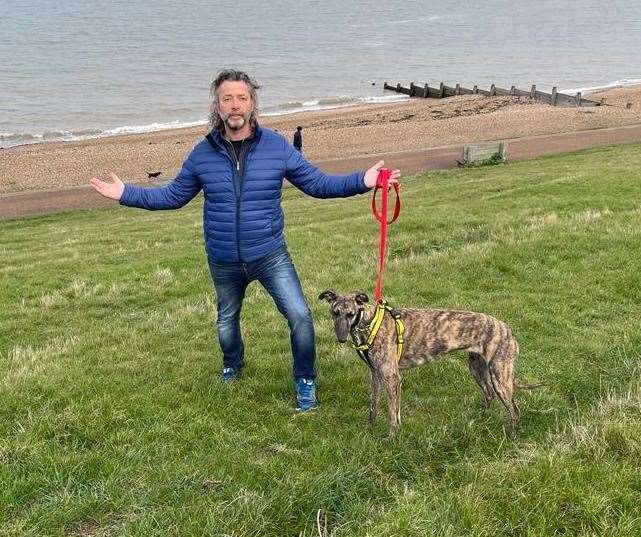 Gavin Serkin opposes the plans for new beach huts. Picture: Gavin Serkin