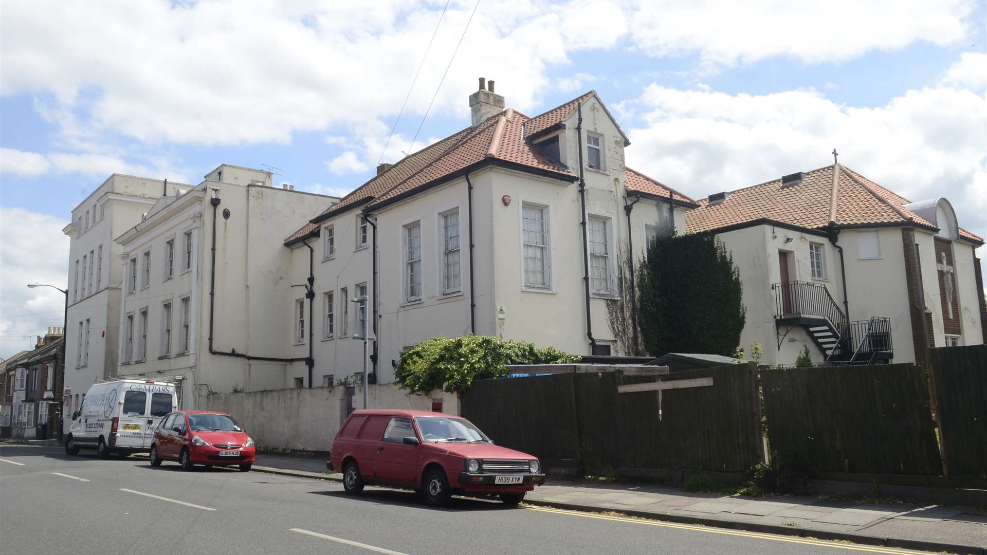 The former classroom blocks could be knocked down