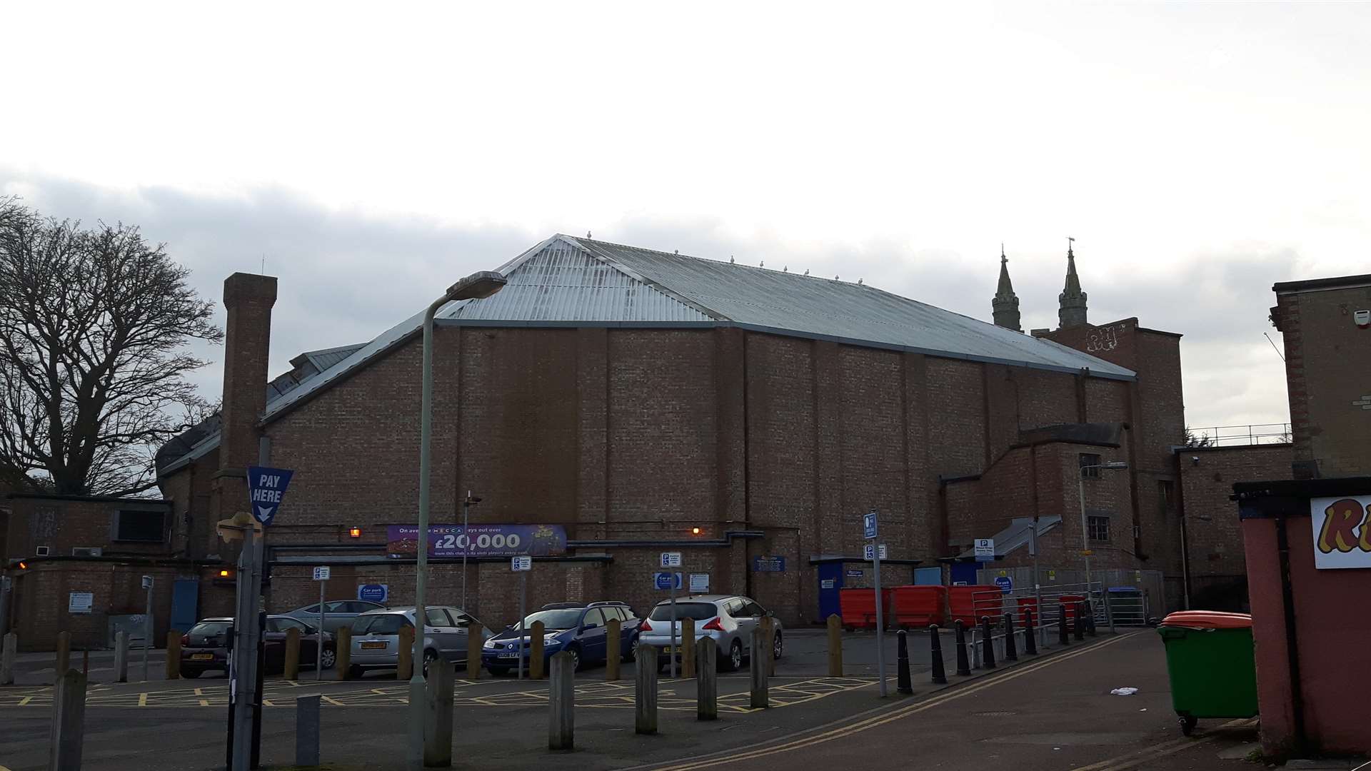 St Mary's Church is obscured by the building.