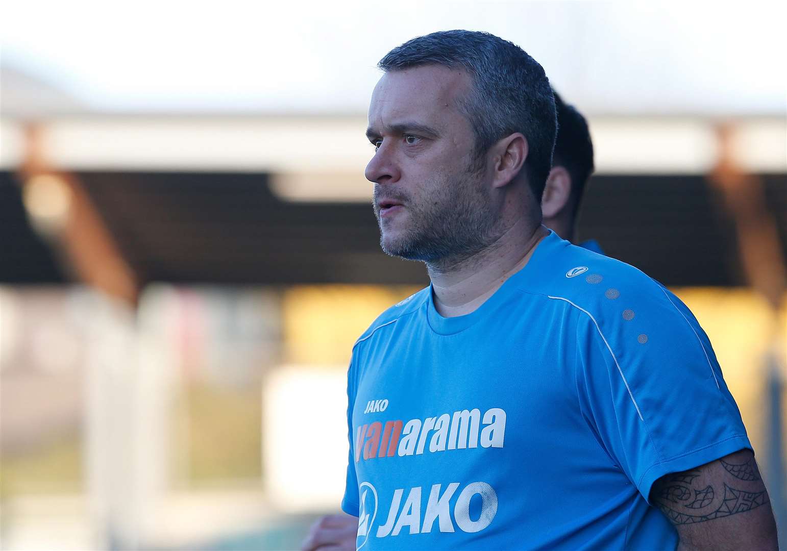 Dartford joint-manager Adam Flanagan Picture: Andy Jones