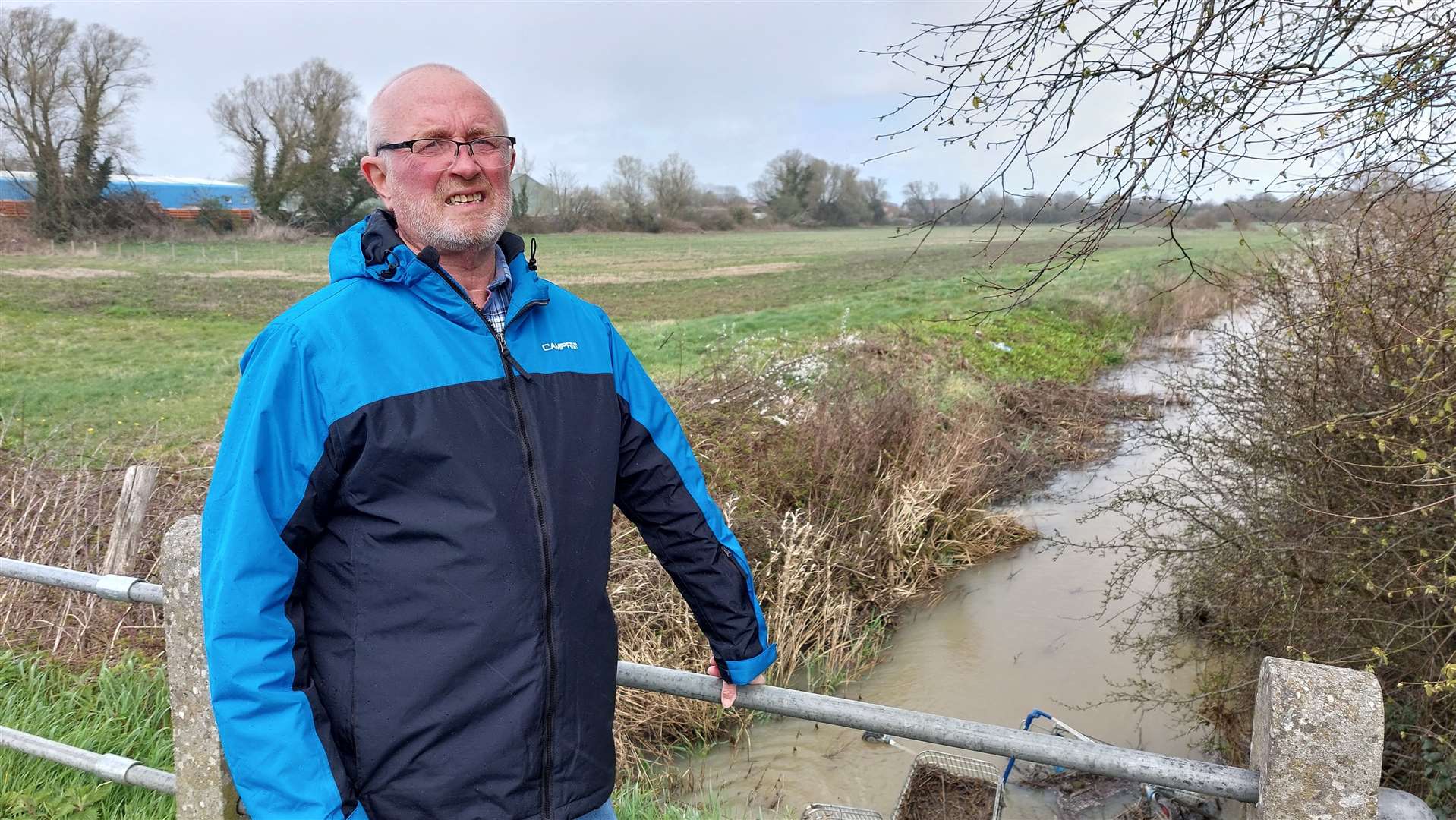 Adrian Cackett says somebody needs to take responsibility for trolleys dumped in the East Stour river in Ashford