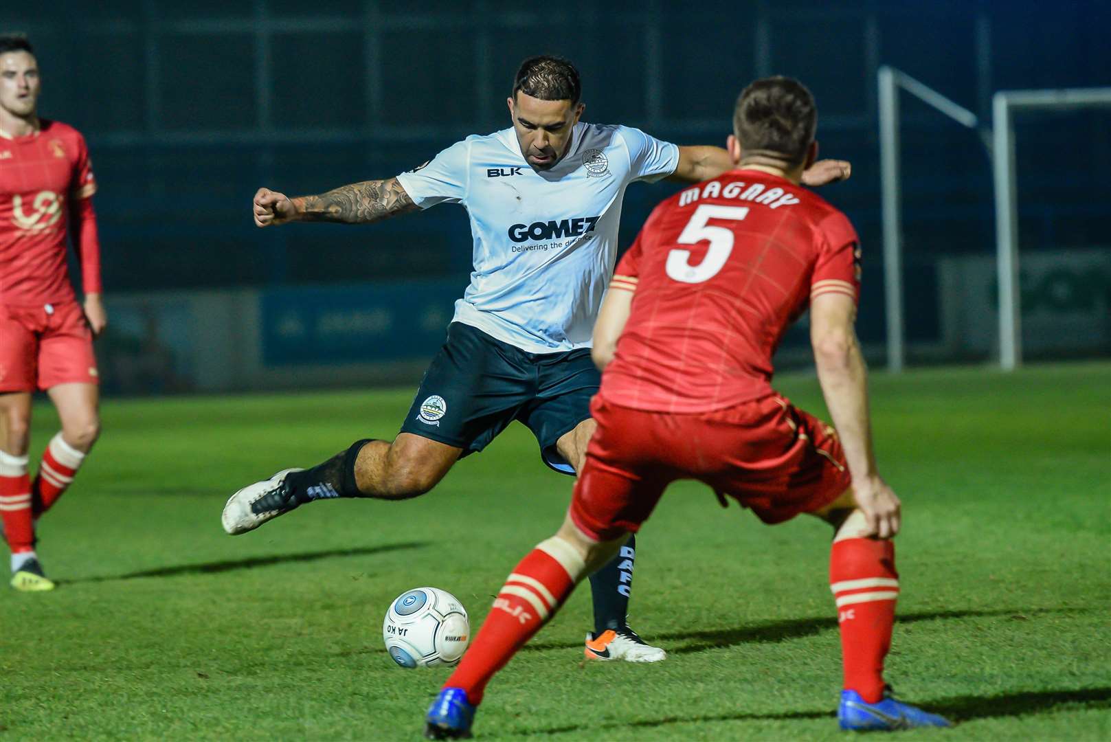 Dover and Jai Reason are up against Havant Picture: Alan Langley