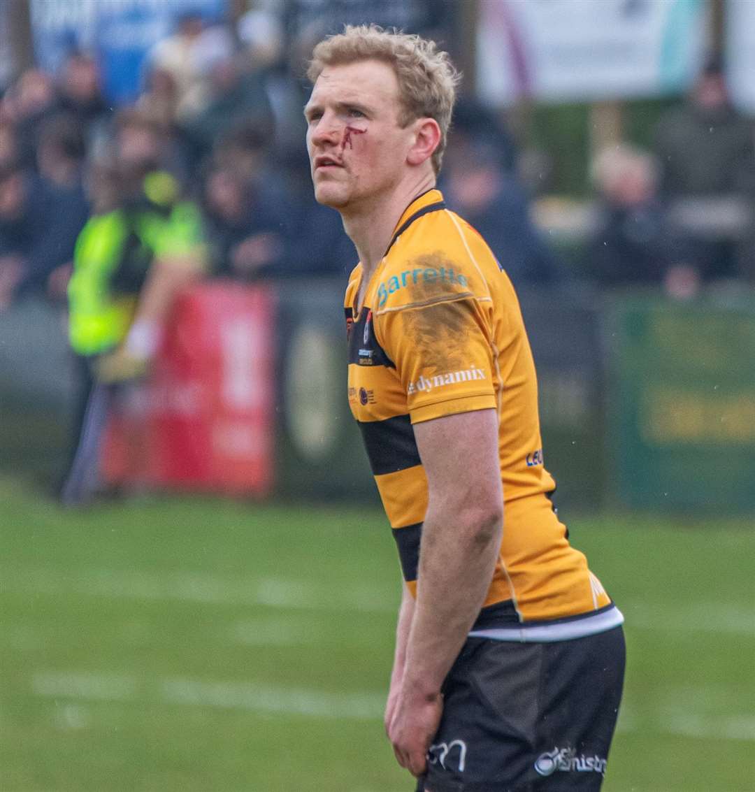 Canterbury Rugby Club’s Frank Reynolds lines up a kick last season. Picture: Phillipa Hilton