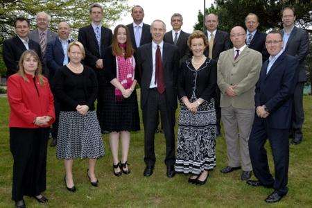 The KEIBA (Kent Excellence in Business Awards) judging panel.