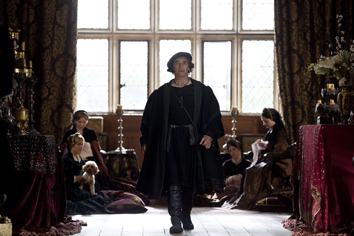 Mark Rylance, as Cromwell, filmed a number of scenes at Penshurst Place