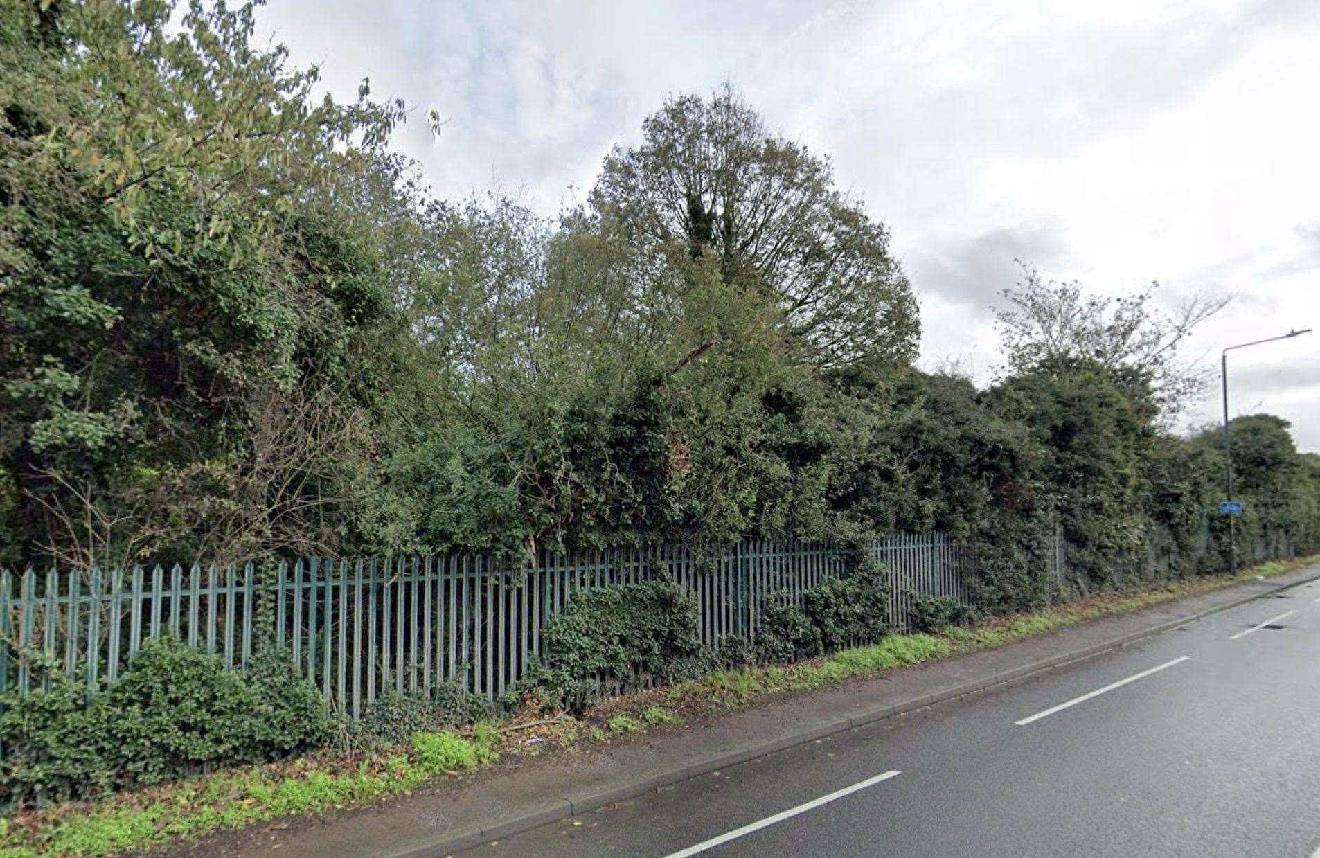 Police were called to a report of a body being found in undergrowth near the A227 Wrotham Road in Gravesend. Picture: Google Maps