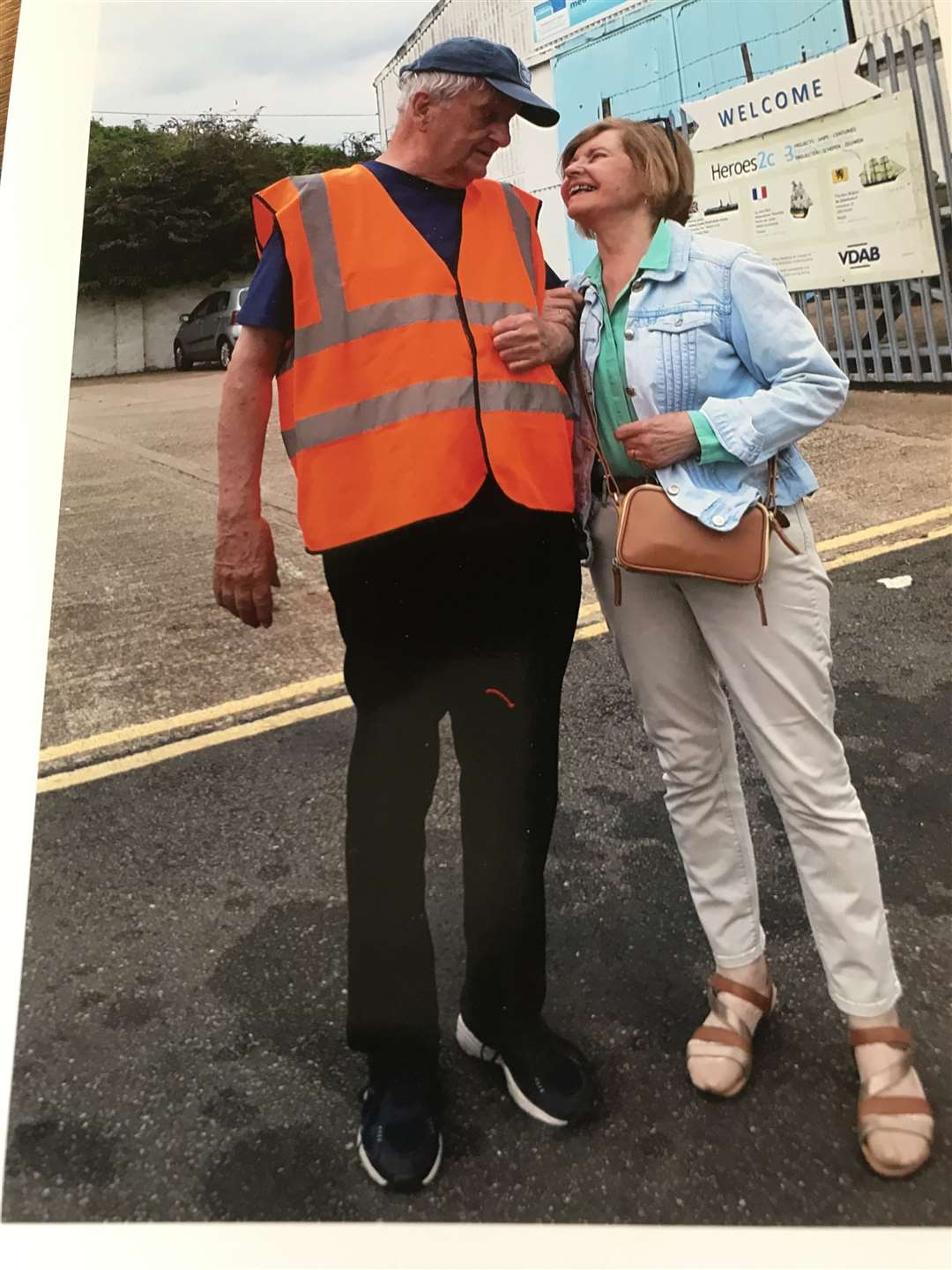 Brian with surprise visitor Prunella Scales (15332984)