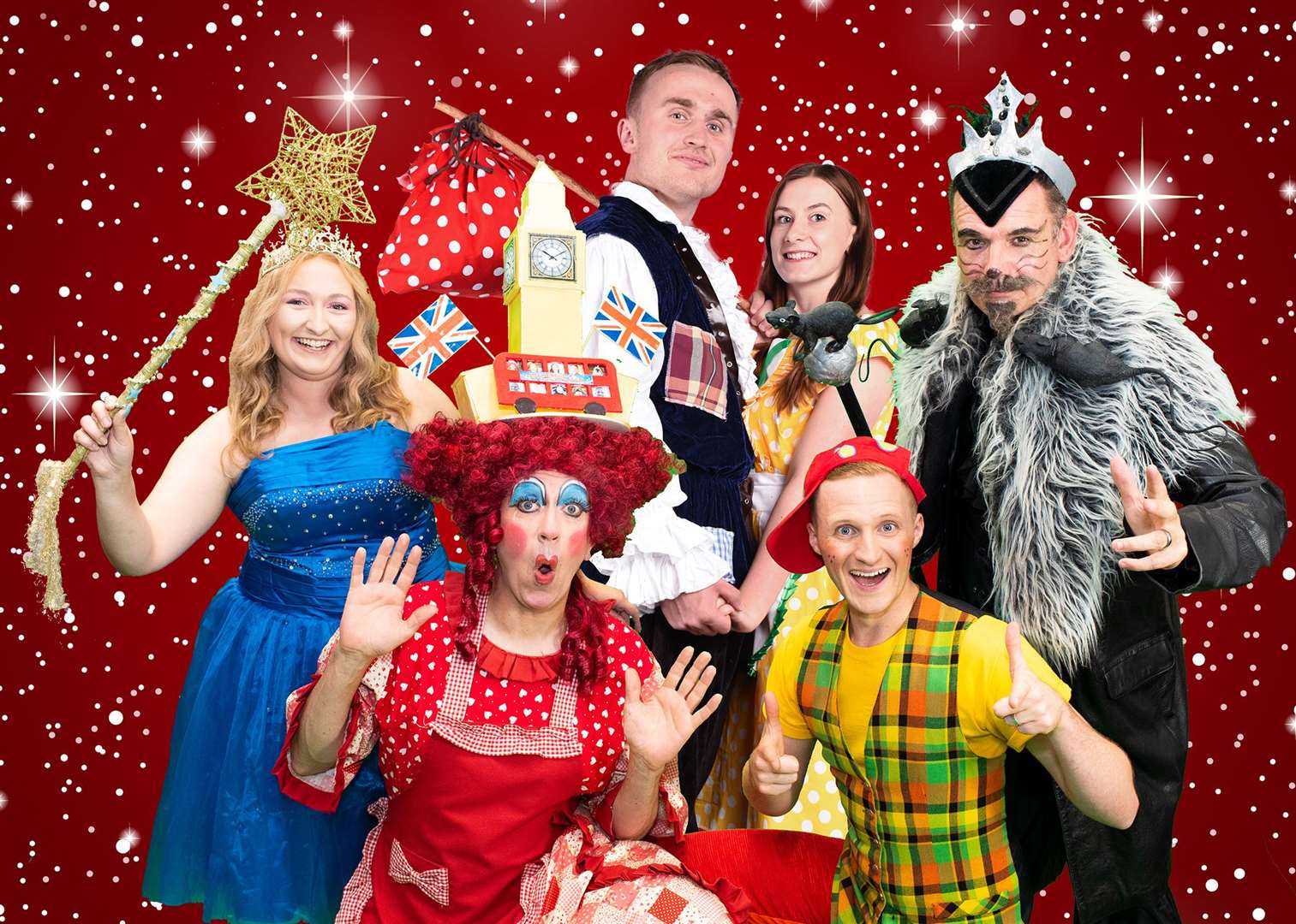 The Dick Whittington cast Picture: Blue Phoenix Productions