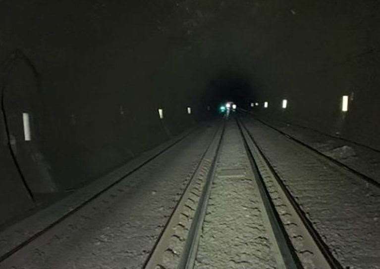 Inside the Penge Tunnel where works will start later this month. Photo: Networtk Rail