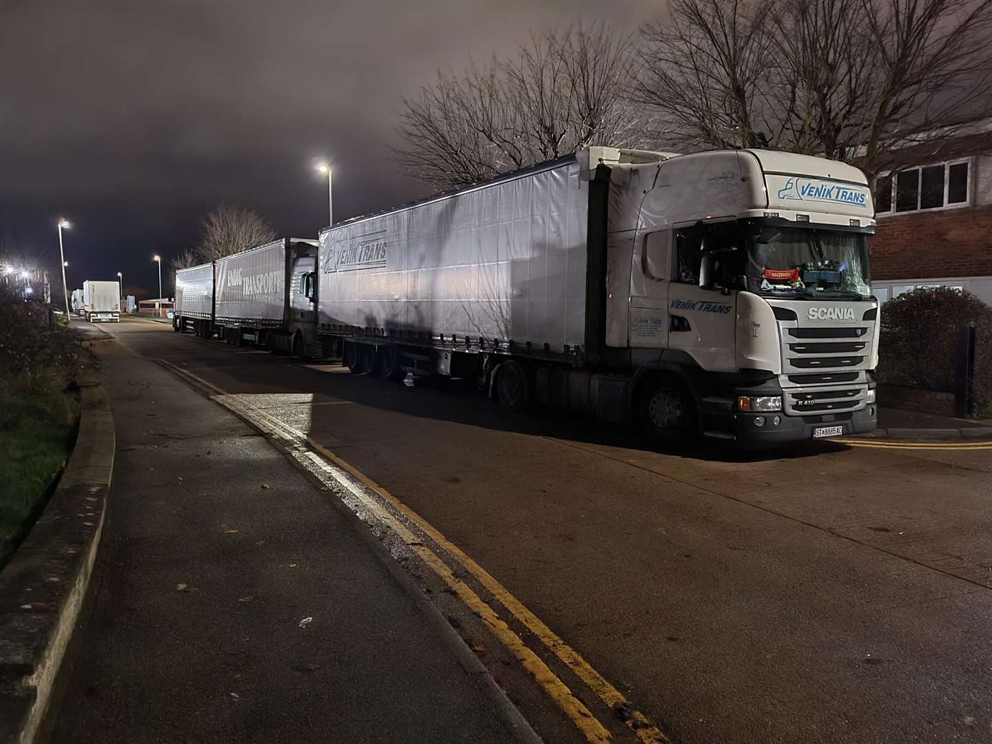 Truckers can currently avoid the £185 clamp penalty on the Henwood estate – something council bosses want to change