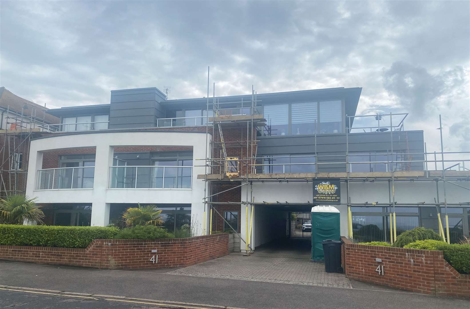 Many of the more modern houses in Tankerton are defined by glass, metal and large balconies.