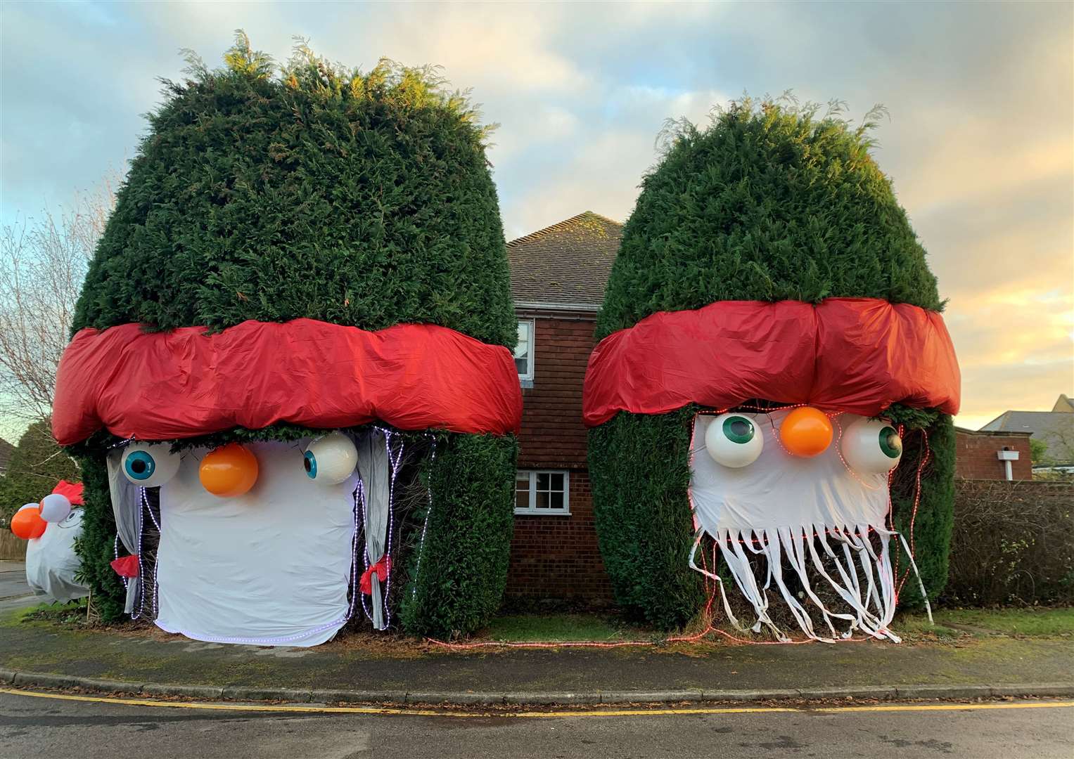 People drive up St Lawrence Forstal in Canterbury just to see the trees