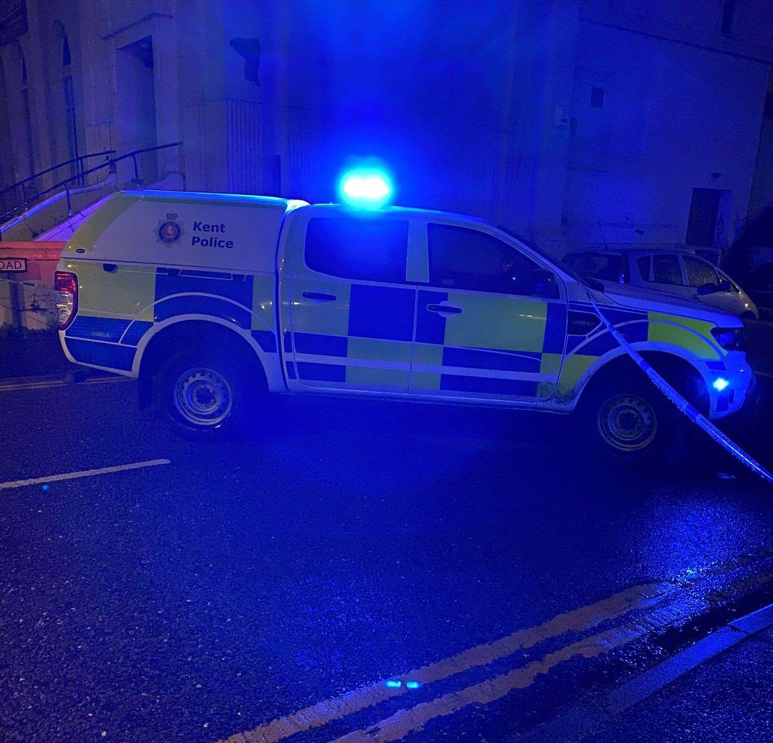 Police were called to High Street, Northfleet after the driver of a Jeep Cherokee was attacked. Picture: Kent Police Gravesham