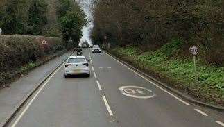 The A229 Linton Hill, Maidstone, was blocked after the accident. General view from Google Maps