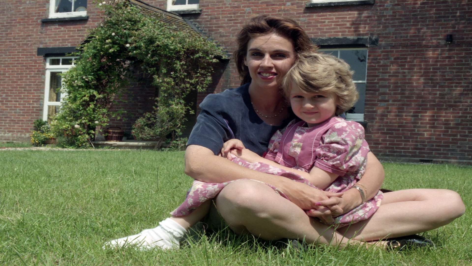 Jasmine Langlay-Smith with her mum in Frittenden, who found a match for a bone marrow transplant