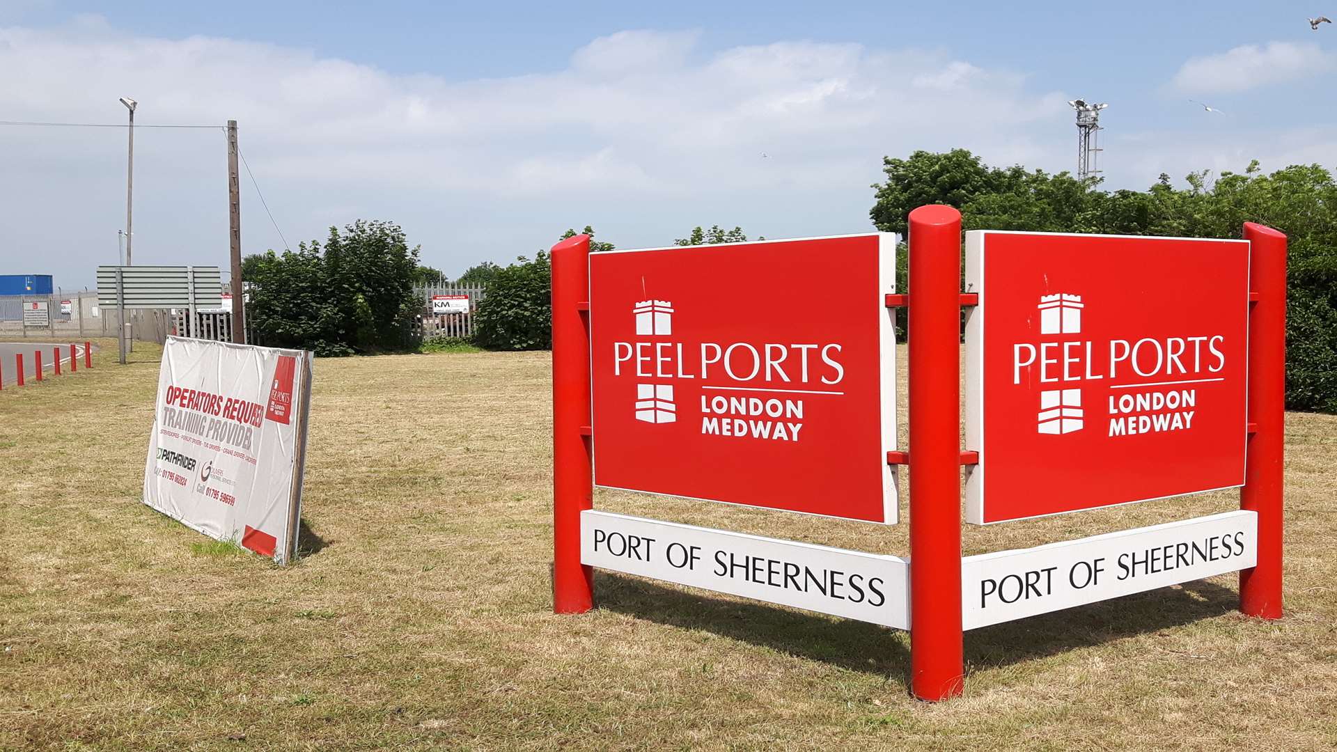 Entrance to Sheerness docks