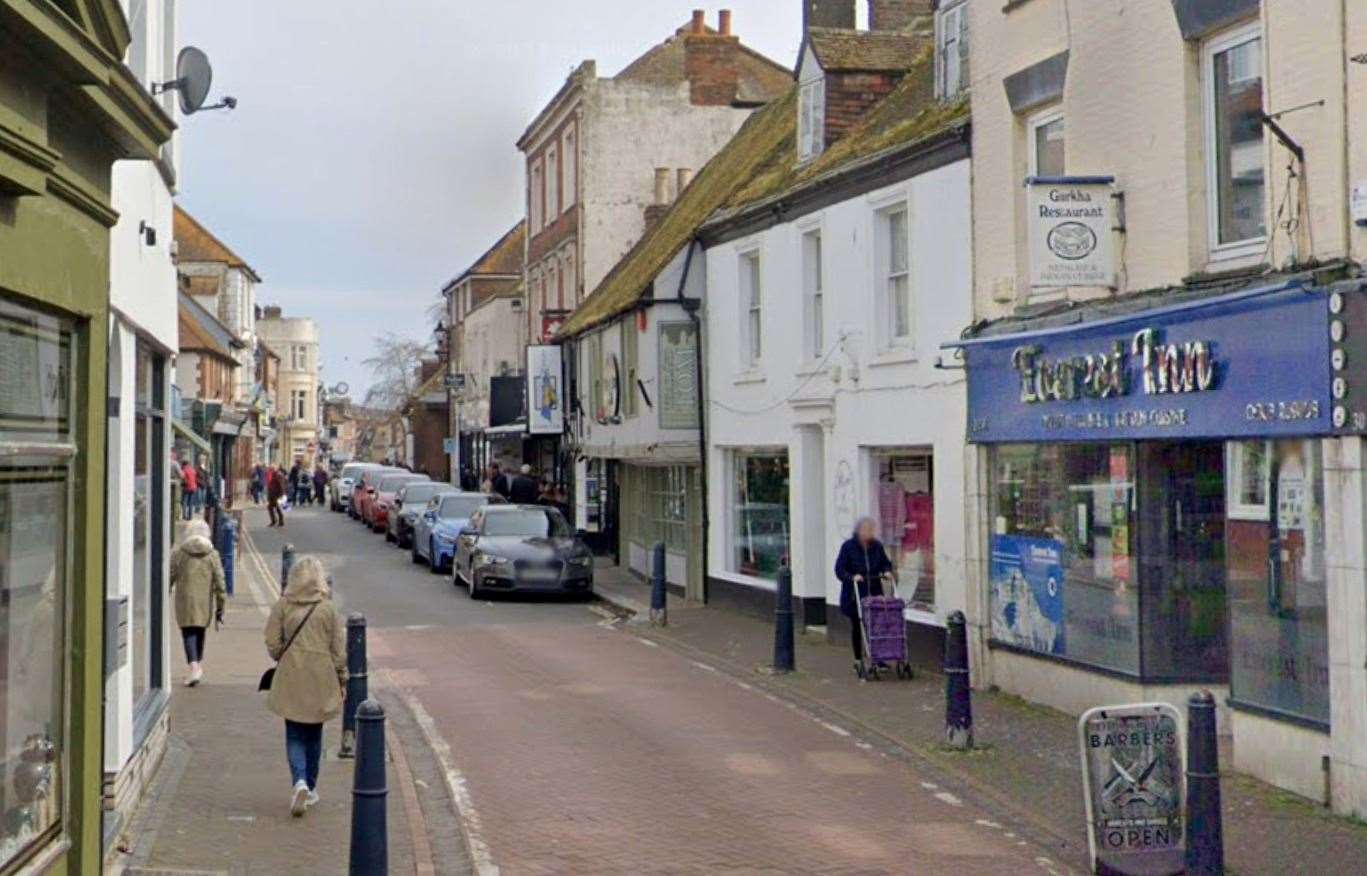 A man has died following a medical incident at a property in Hythe High Street. Picture: Google