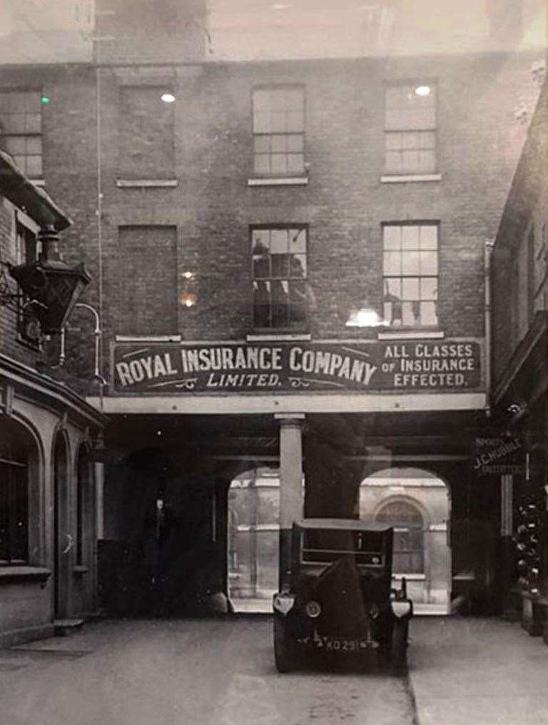 Picture showing the back exterior of the premises taken in the early 1900s (Picture: Wetherspoon)