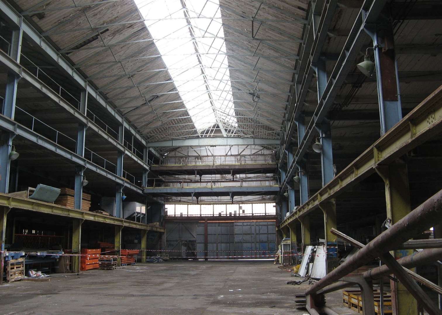 Sheerness Boat Store lays claim to being the world's first multi-storey building with an all-metal frame. Picture: Joe O'Donnell