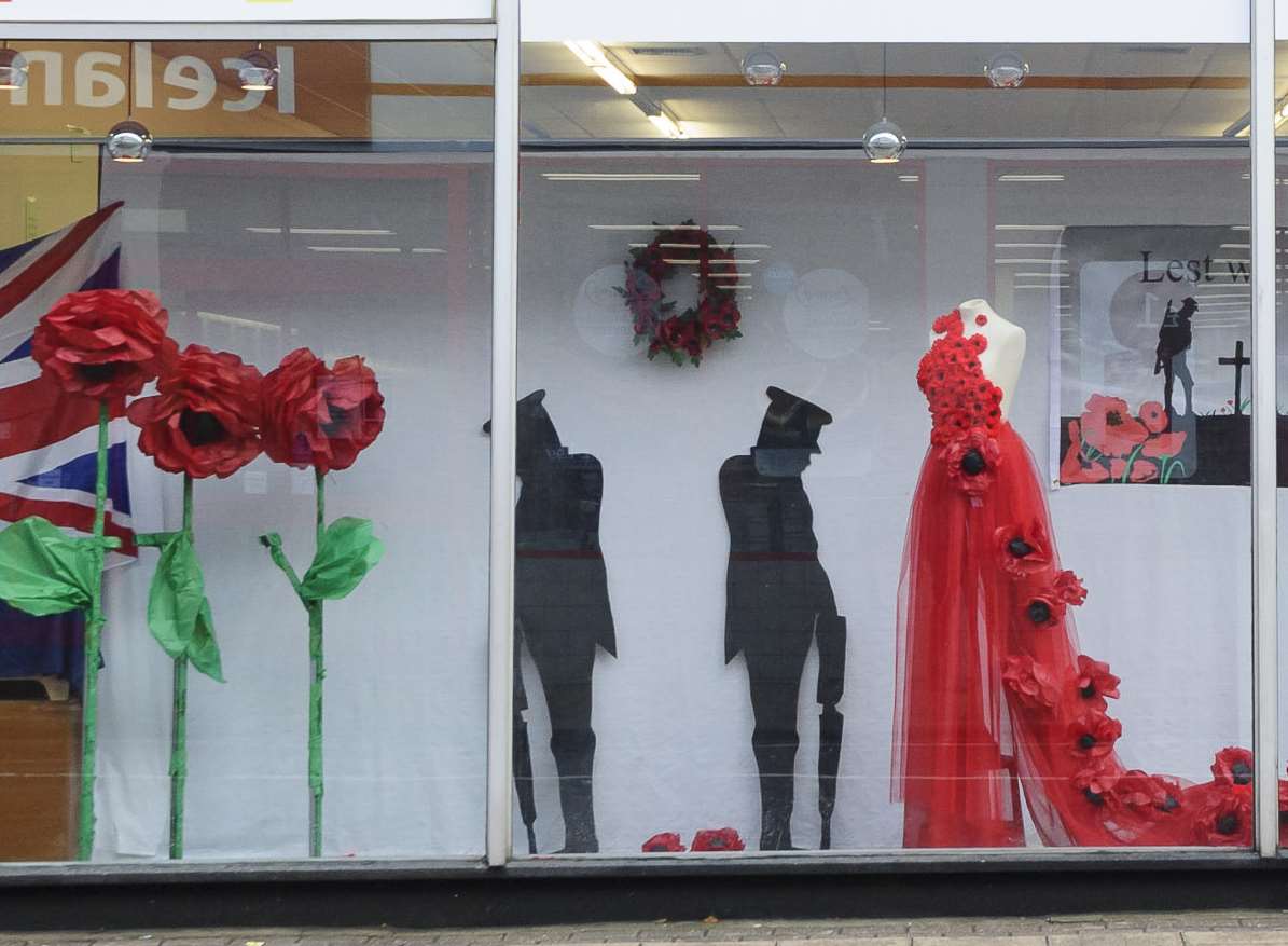 Images of the window display have been viewed around the world. Picture: Andy Payton.