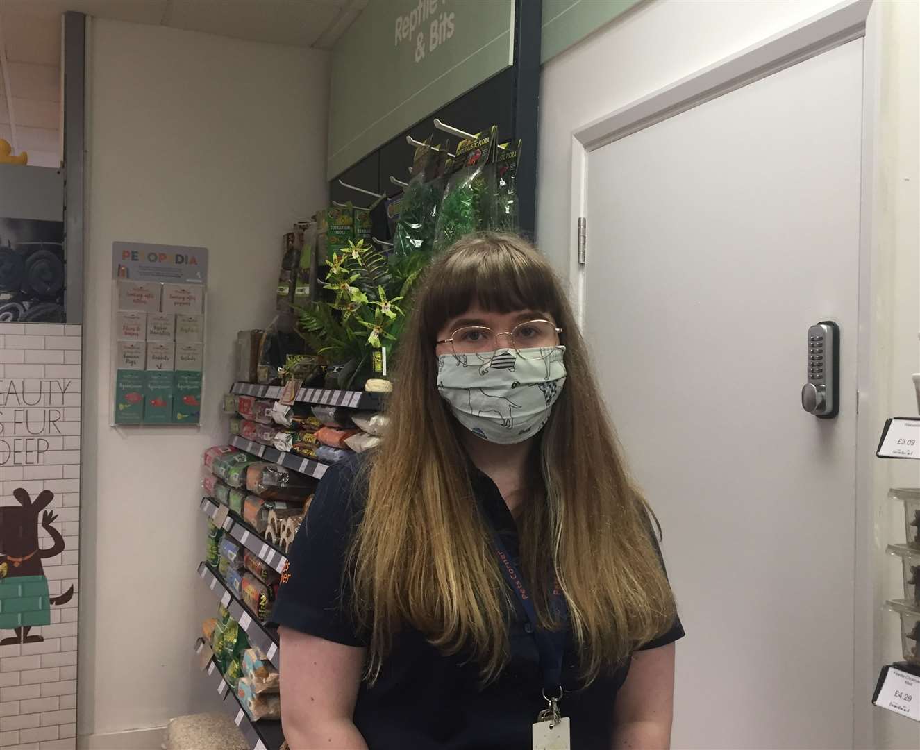 Carla Archenoul, sales assistant at Pets Corner opposite MuMu, where a fire broke out in the early hours of July 14 (49201387)