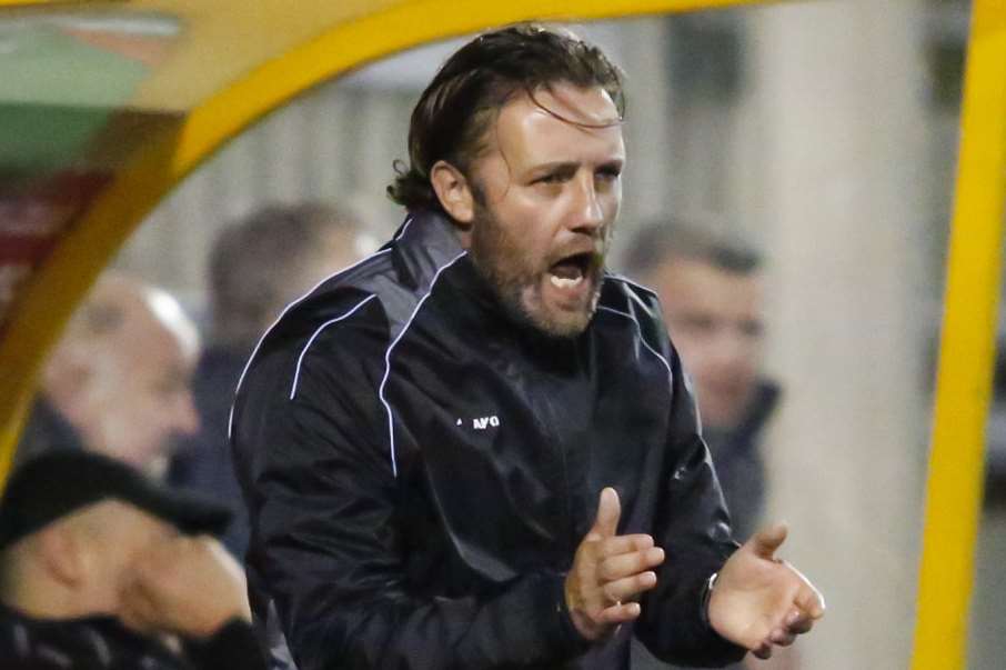 Maidstone boss Jay Saunders Picture: Martin Apps