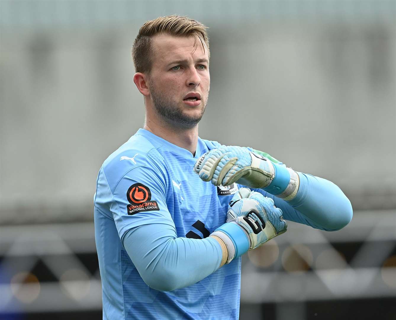 Dartford goalkeeper Dan Wilks Picture: Keith Gillard