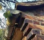 Detail of the brickwork on the building