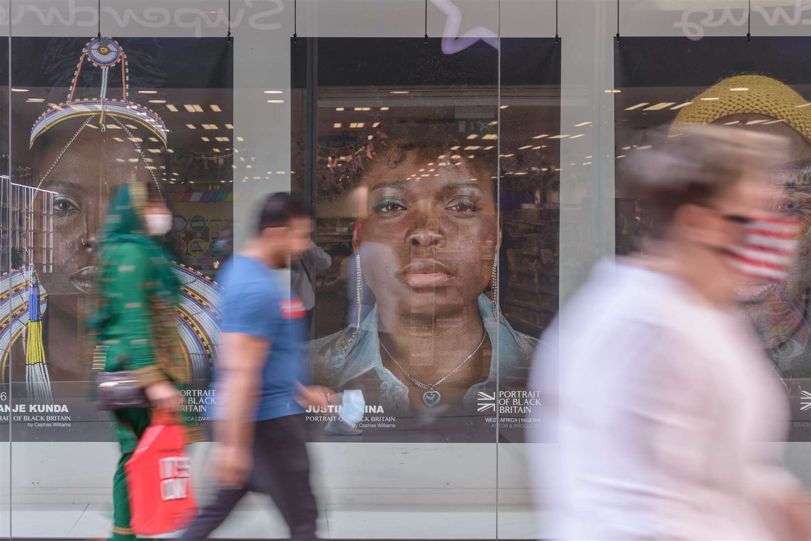 Portrait of Black Britain Exhibition at a previous location. Picture: Cephas Williams