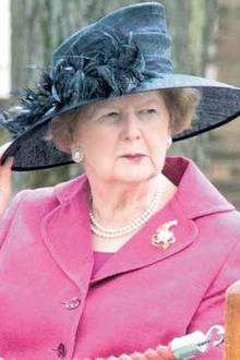 Baroness Thatcher on one of her final visits to Kent at the Duke of York’s Royal Military School in May 2008