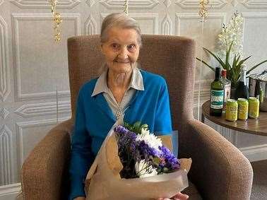 She said taking pride in your home and yourself is the secret to a long life. Picture: Oakland Care