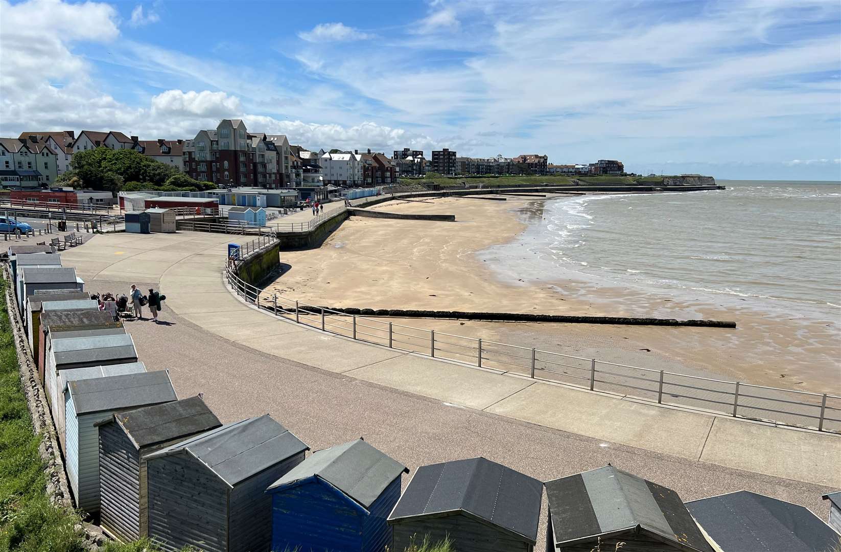 St Mildred's Bay - the restaurant is in a perfect spot