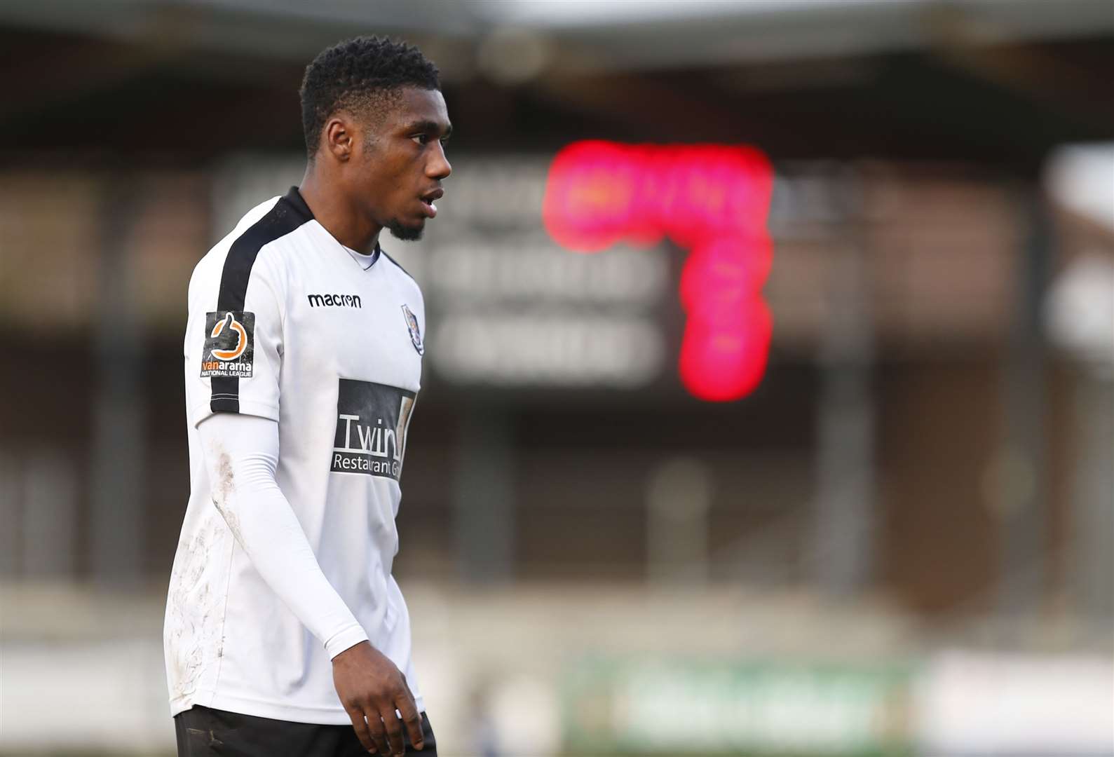 Dartford striker Darren McQueen Picture: Andy Jones