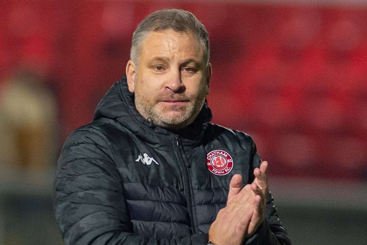 Chatham Town chairman/manager Kevin Hake Picture: Ian Scammell