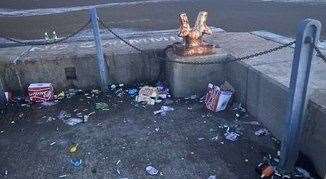 Whitstable now faces a big clean up operation Photo: @ChrisShdtch