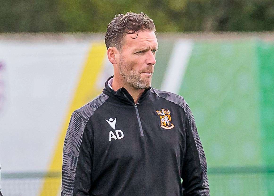 Folkestone Invicta manager Andy Drury. Picture: Helen Cooper