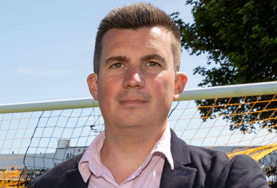 Folkestone chairman Josh Healey - says the club are excited to see the impact a new 3G pitch could have at Cheriton Road