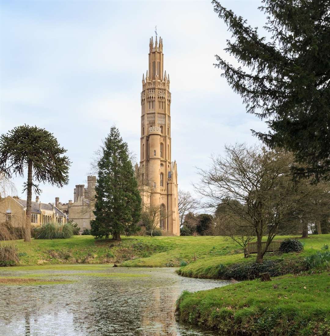 The world's tallest Gothic folly is being given away in a prize draw