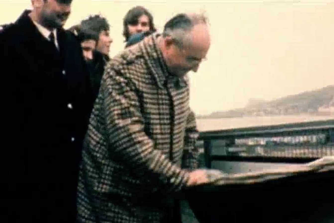 Jubilee Way opened in 1977 by the then MP Peter Rees. Picture courtesy of Dover Museum