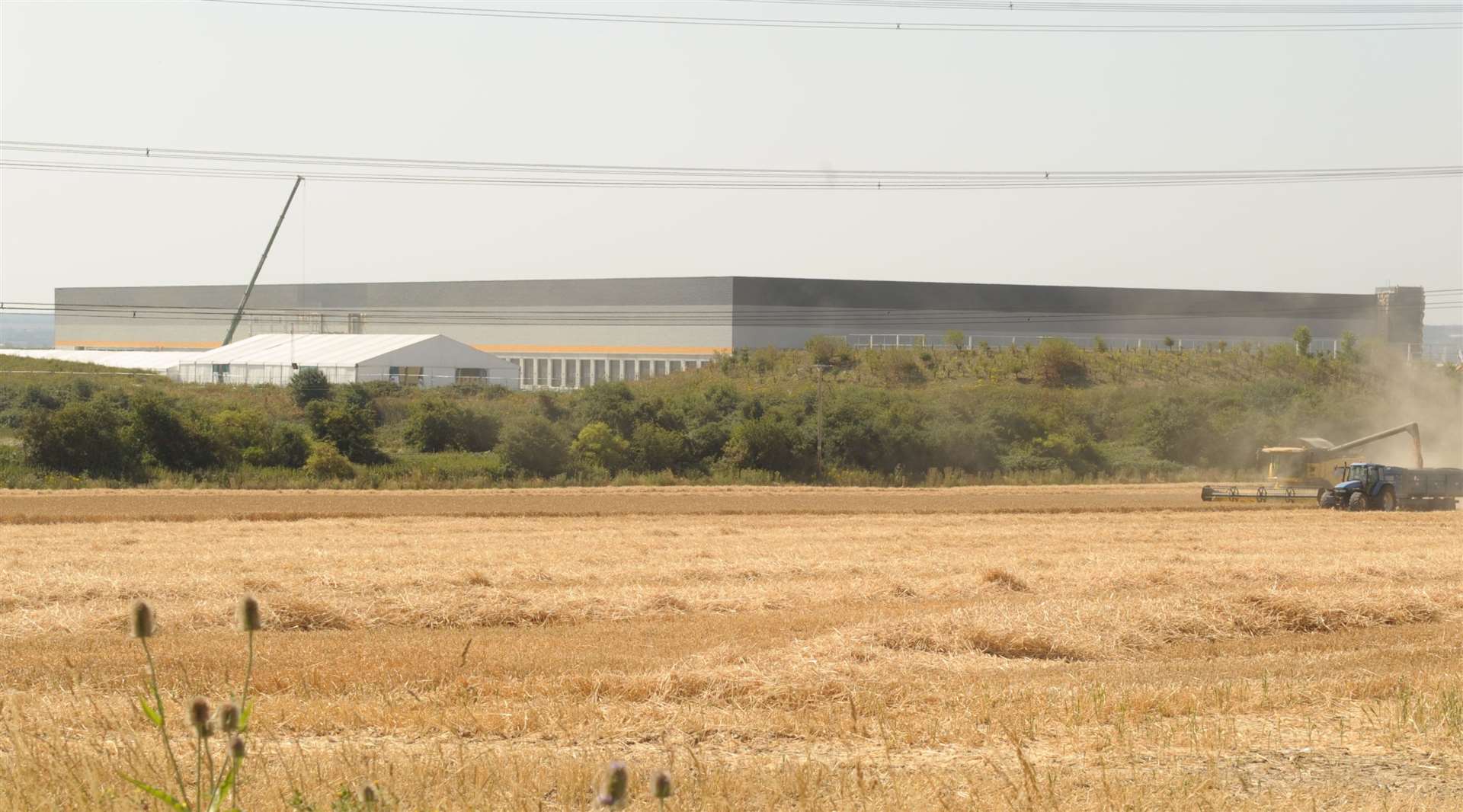 The Amazon sorting office on Hoo