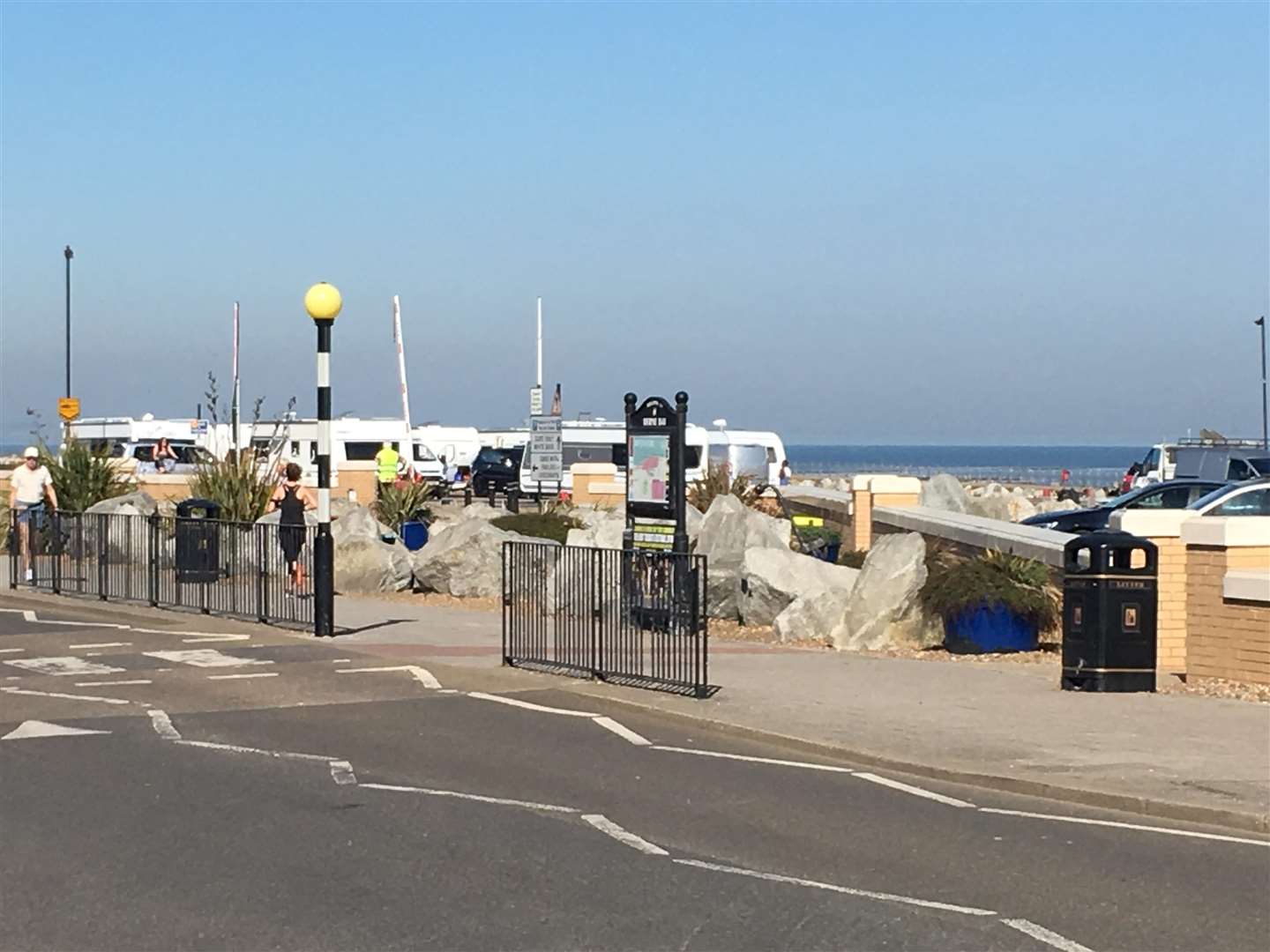 Travellers have arrived on the Neptune car park in Herne Bay