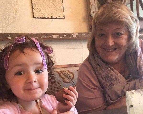 Brenda and granddaughter Laila