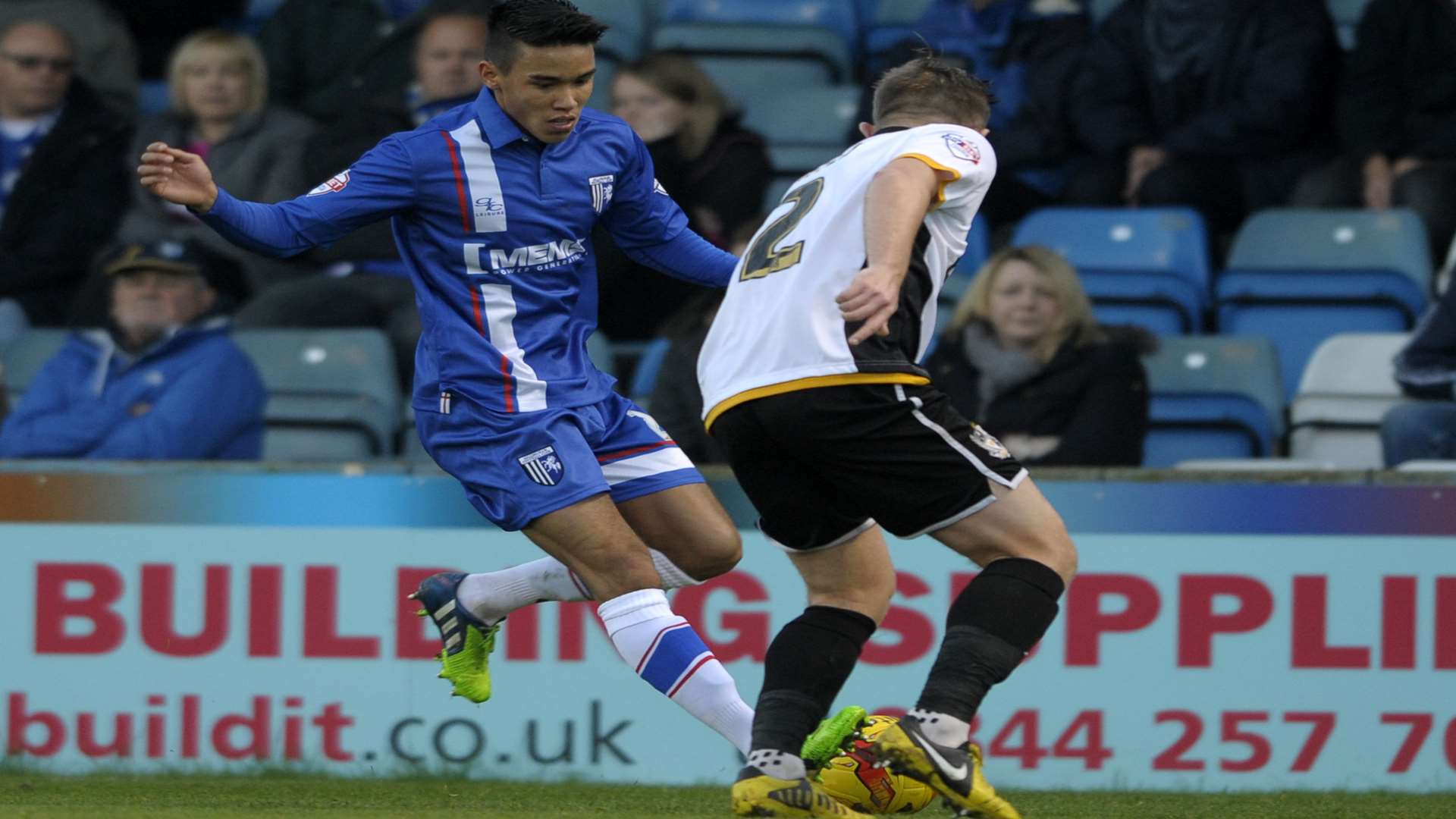 Adam Chicksen in action against Port Vale during his first spell at the club Picture: Barry Goodwin