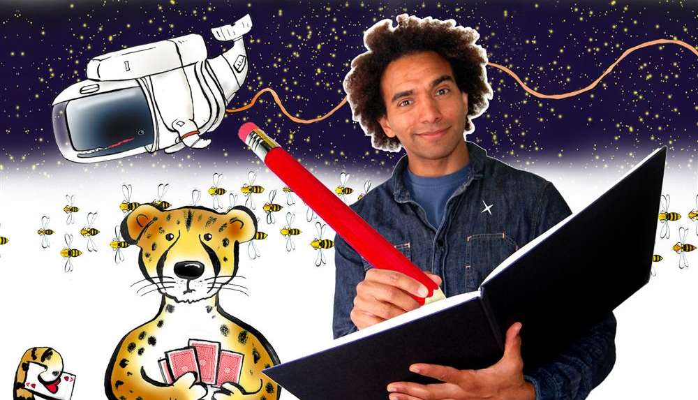 Joseph Coelho, star of CBBC’s Rhyme Rocket