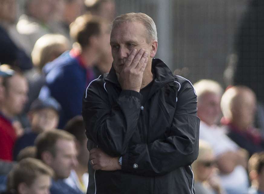 Dartford manager Tony Burman Picture: Andy Payton