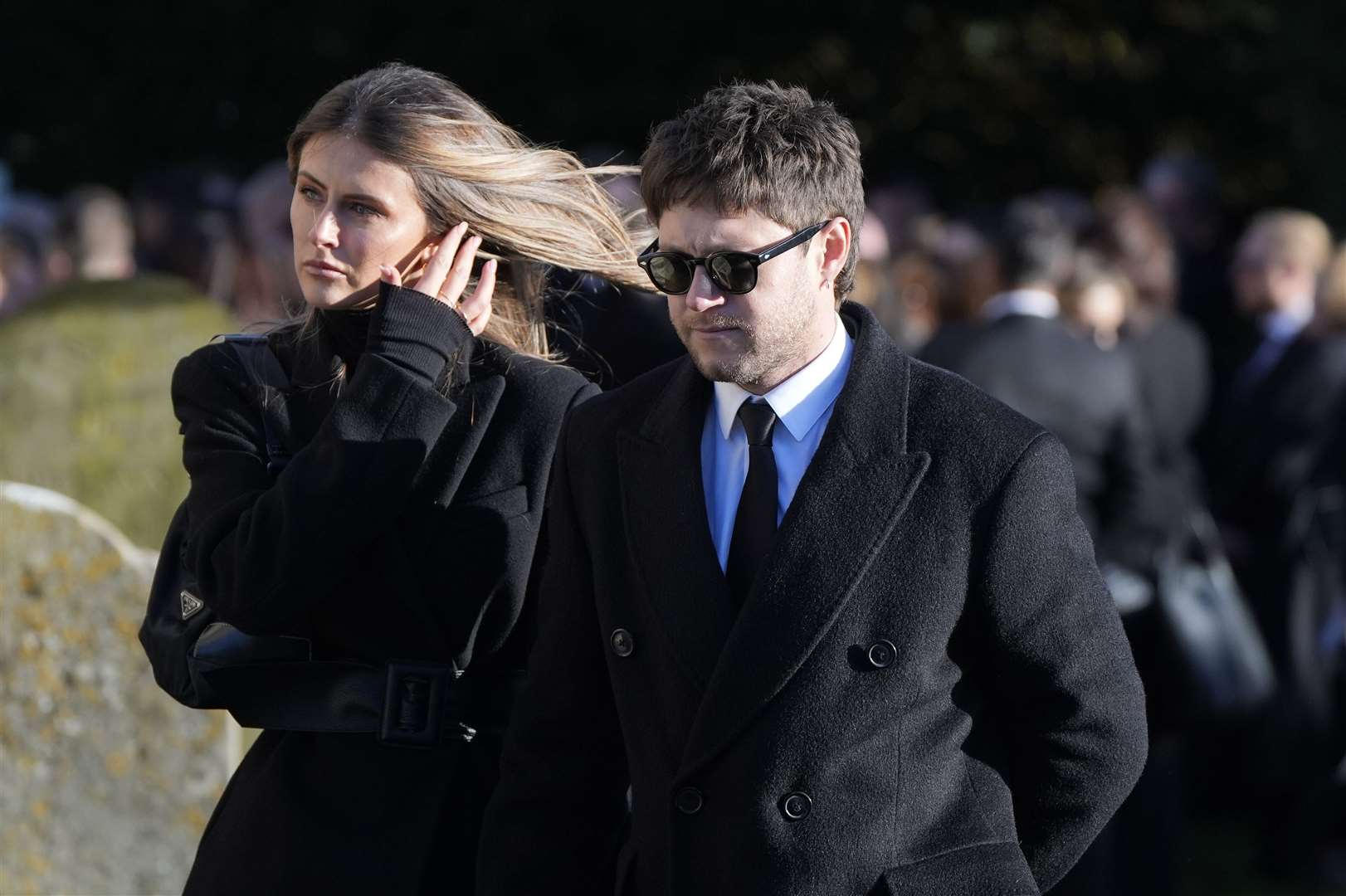 Niall Horan after the funeral (PA)